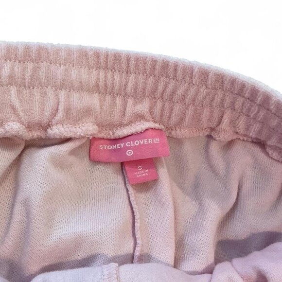 Stoney Clover Lane Pink Terrycloth Sweatpants Size Small - Picture 3 of 3